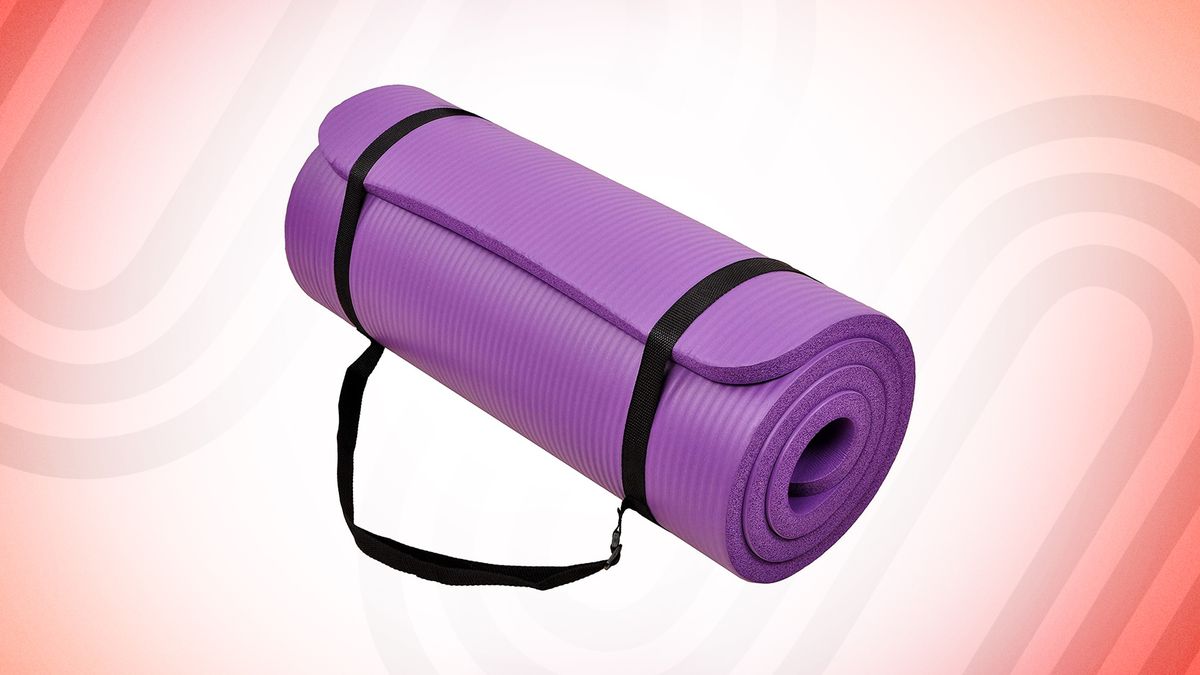 This Travel Yoga Mat Weighs Much Less Than a Regular One and Folds