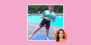 working out like jessica alba, resistance bands, workouts, exercise, at home workouts, jessica alba