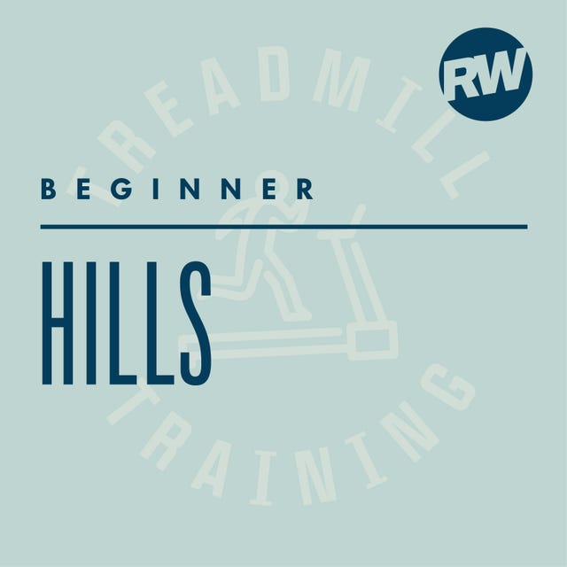 title for a beginner treadmill training program focusing on hill workouts