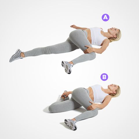 Side-Lying Hip Opener move