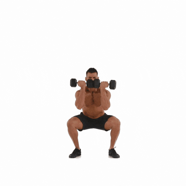Dumbbell Plie Squat  A Strength Exercise