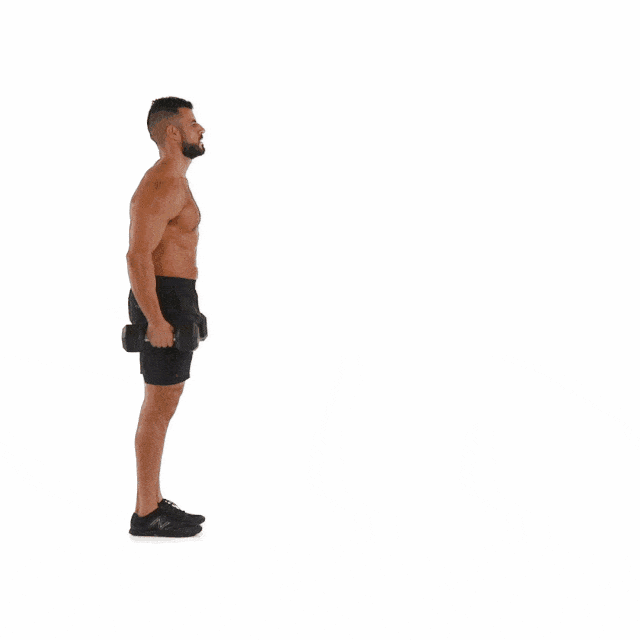 Hammer Curl Lunge and Press