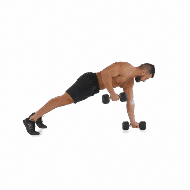 pushup and row