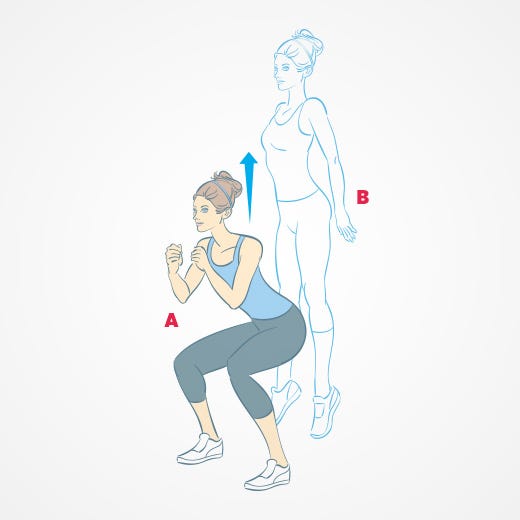 Jump Squat  Illustrated Exercise Guide