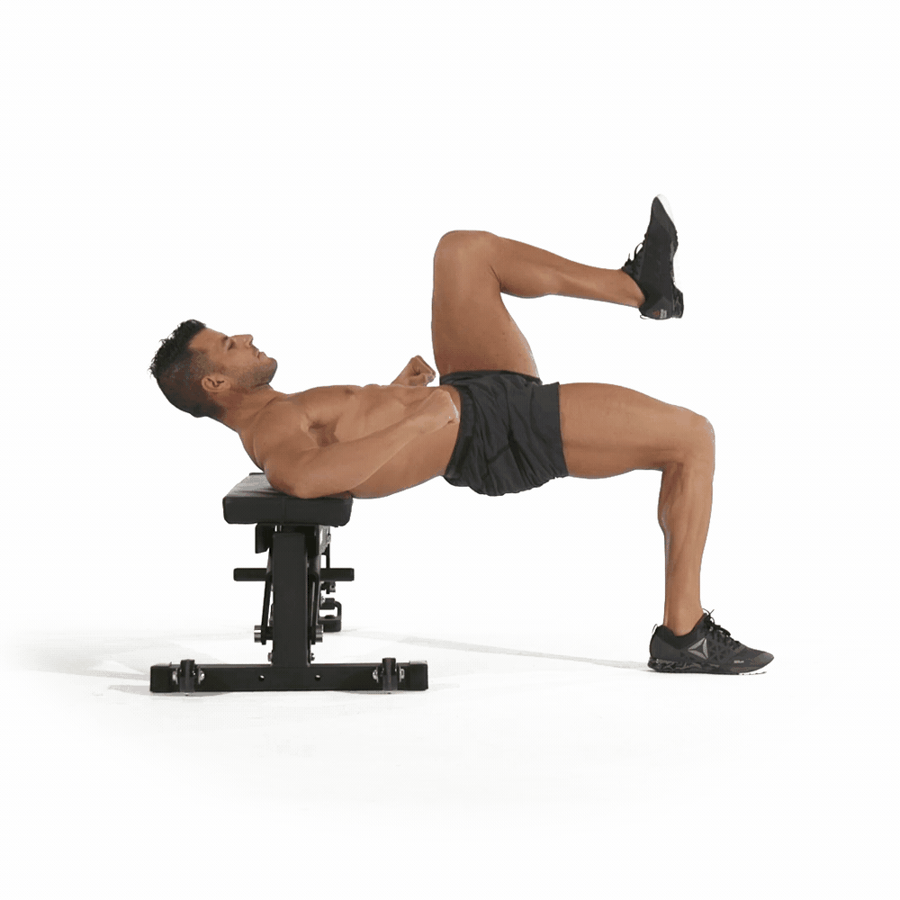 How to Do the Shoulders Elevated Single Leg Iso Hip Thrust Men s