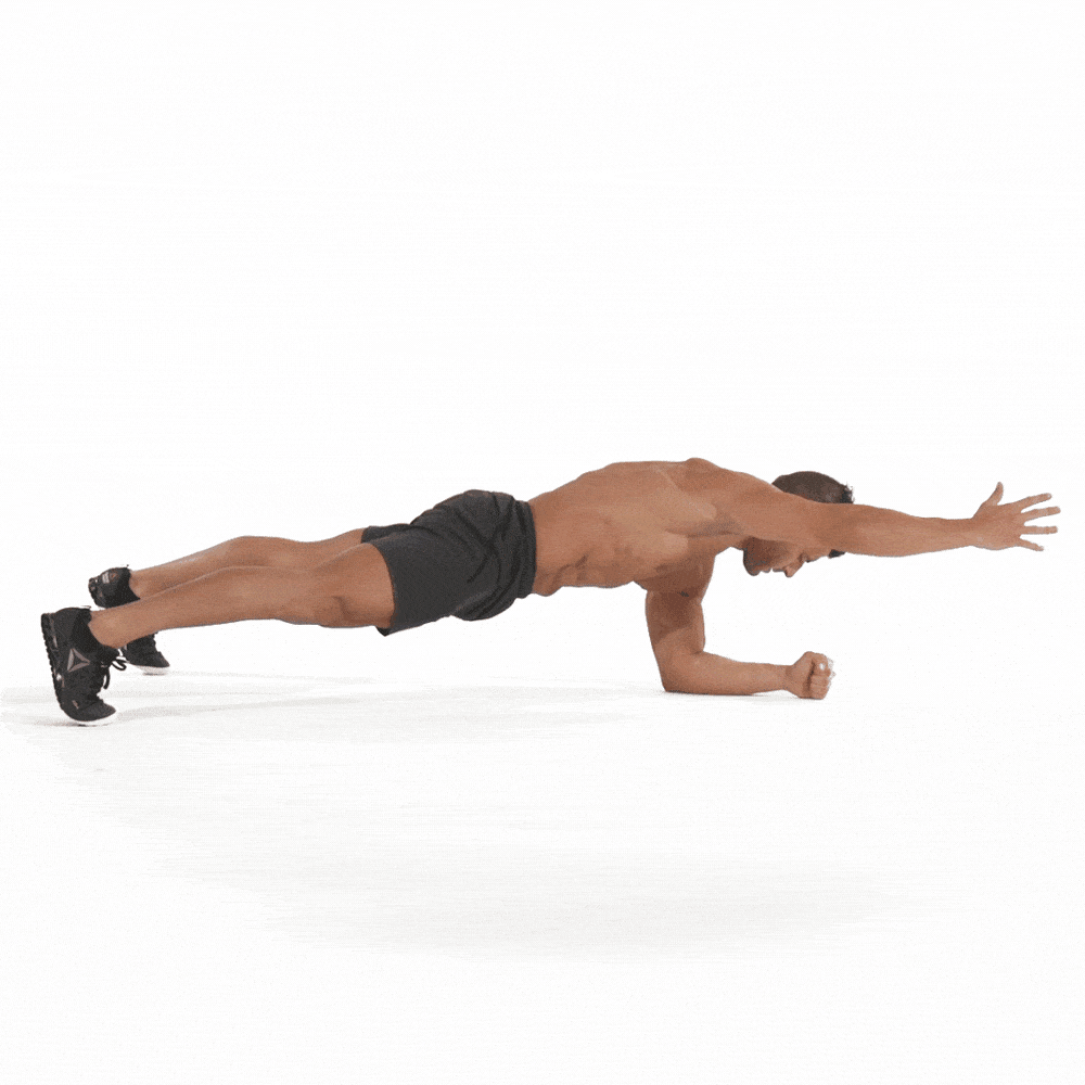 volleybal krater analyse How to Do the Single-Arm Plank | Men's Health