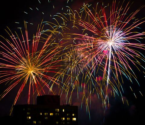 Fireworks, New Years Day, Midnight, Festival, Fête, Event, Sky, Night, Diwali, Holiday, 