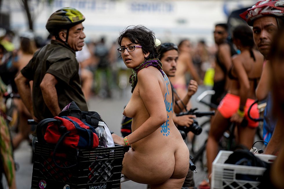 World Naked Bike Ride Caracas