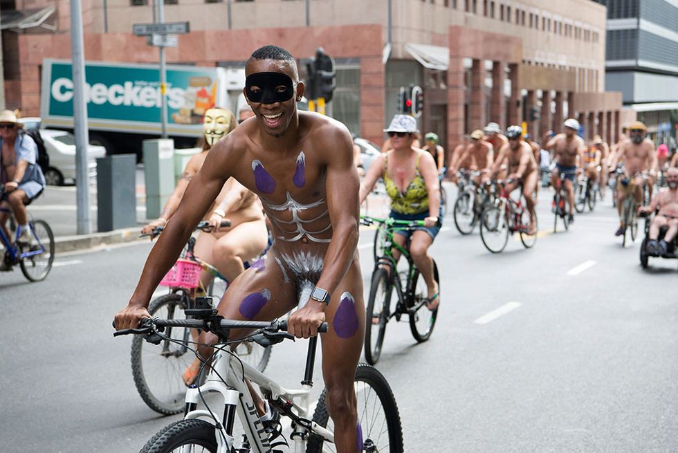 World Naked Bike Ride Cape Town