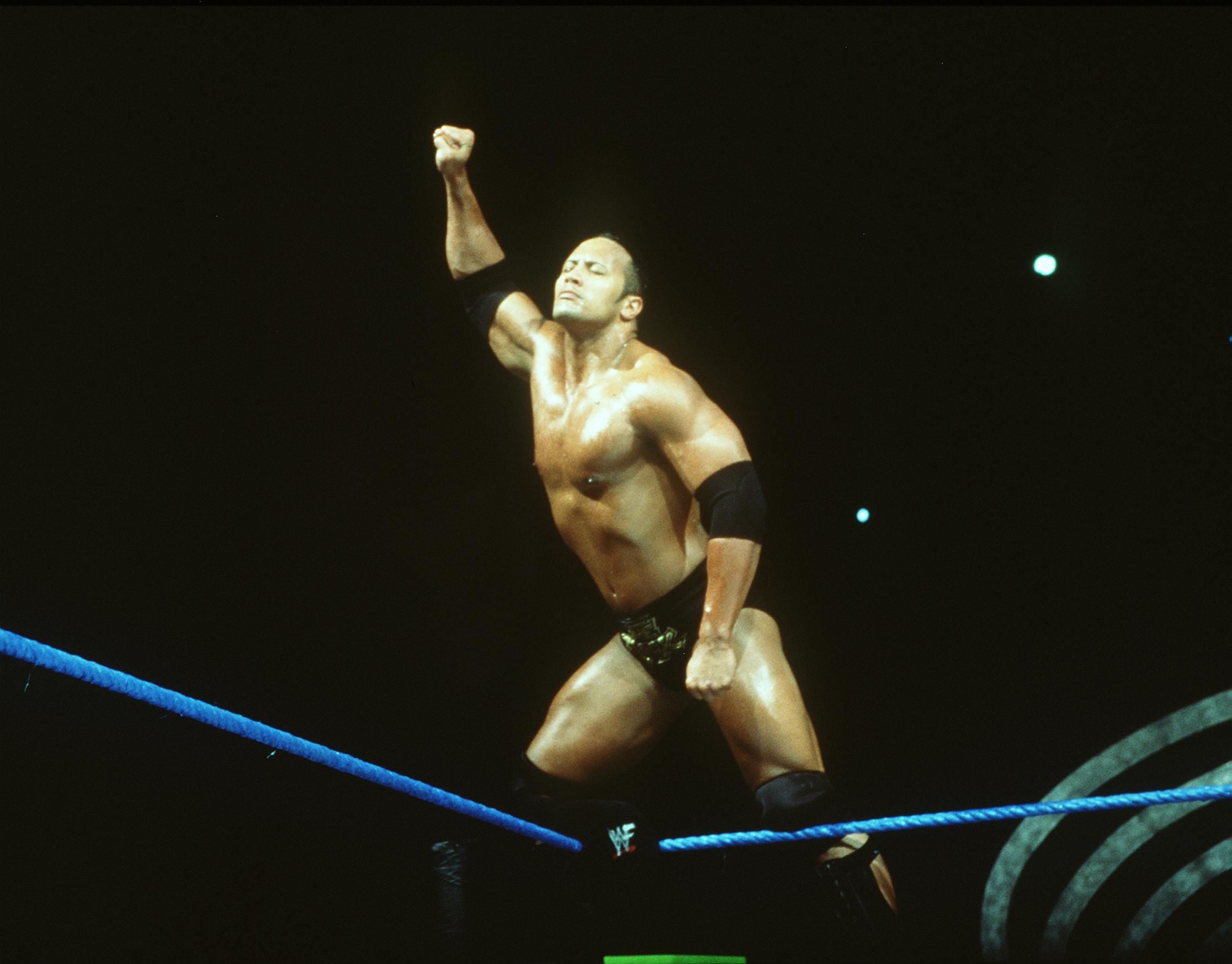Dwayne The Rock Johnson's Wrestling Photos