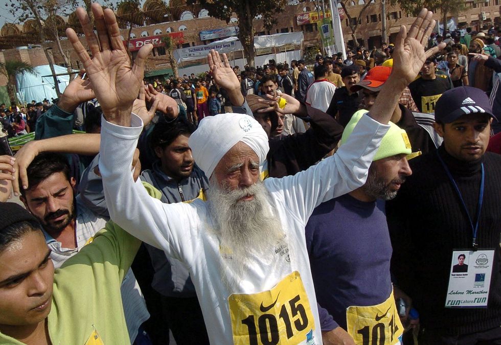 marathon pak ind athlete singh