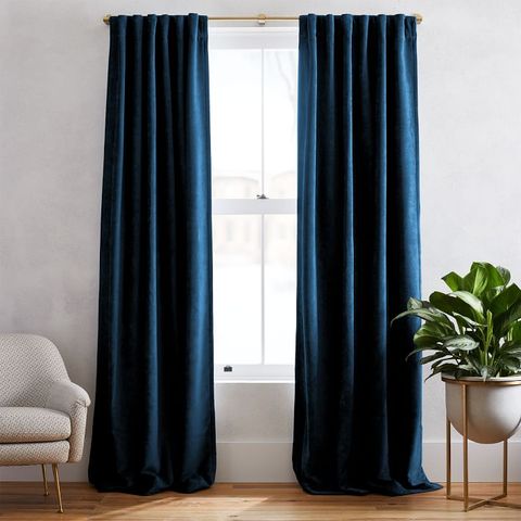 west elm velvet curtains