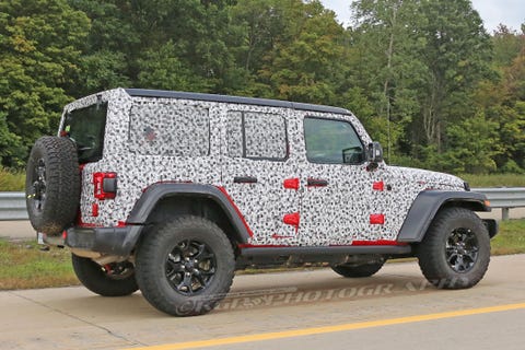 2018 Jeep Wrangler Unlimited Photos - JL Wrangler Unlimited Spy Pictures