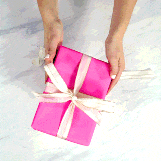 wrapping gifts