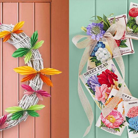 Pretty Valentine Wreath: Easy DIY with Ribbon - A Pop of Pretty