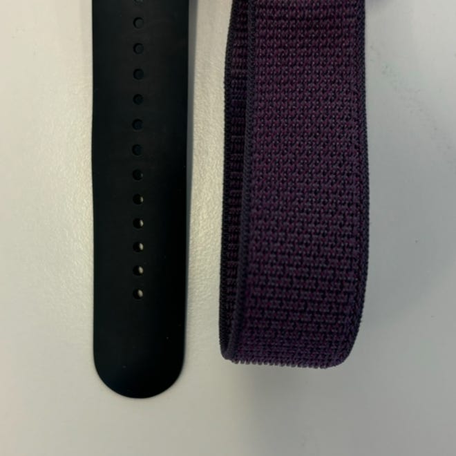 The Whoop and Fitbit Versa 2 wristbands the whoop and fitbit versa 2 wristbands