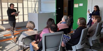 writers grotto, lee kravetz reading