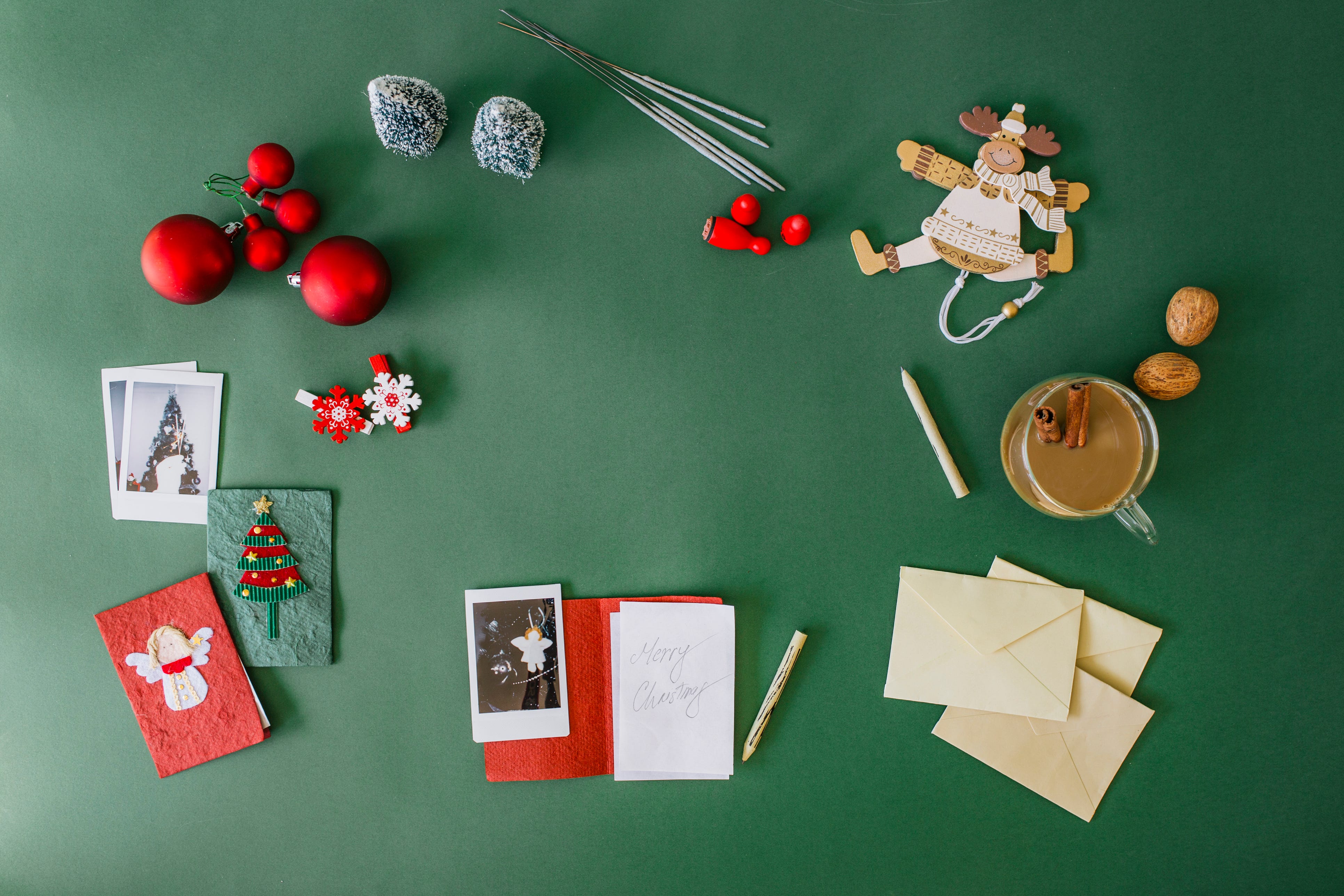 Writing Christmas cards