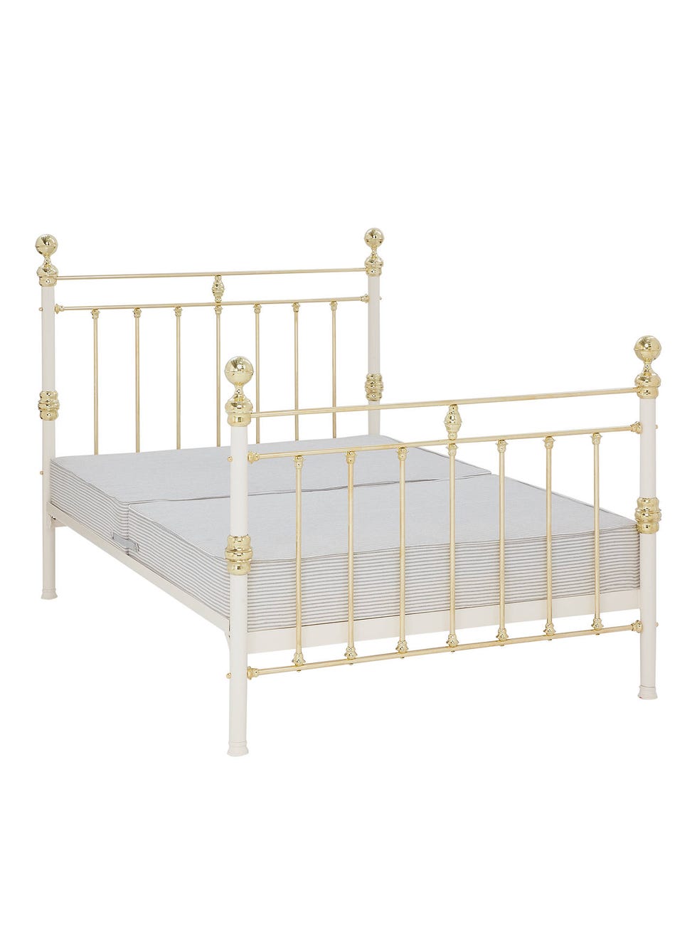 Wrought Iron And Brass Bed Co. George Sprung Bed Frame