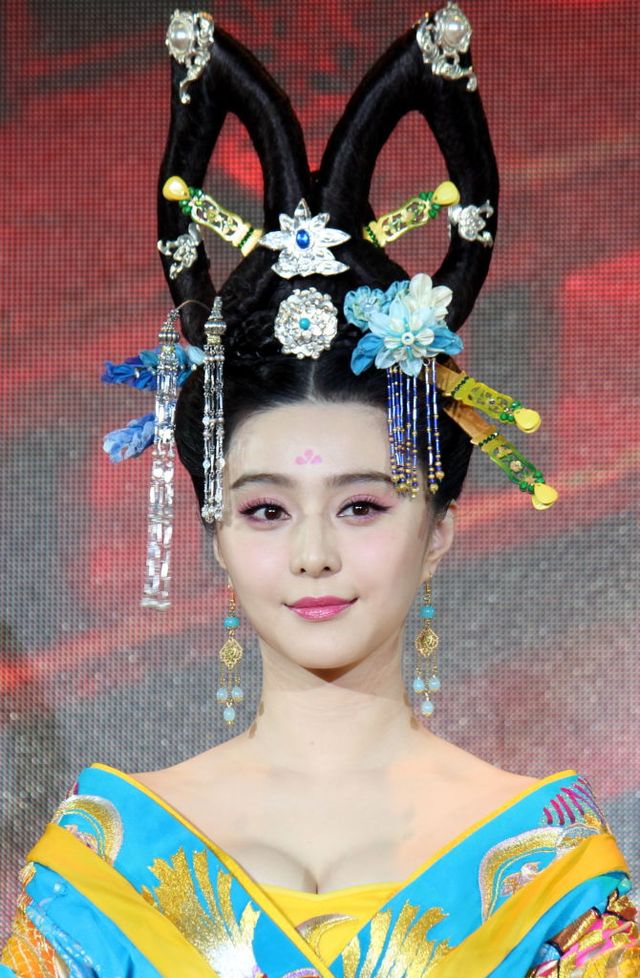 wuxi, china   february 13  china out actress fan bingbing attends television drama series empress wu zetian press conference at juna hotel on february 13, 2014 in wuxi, china  photo by visual china group via getty imagesvisual china group via getty images