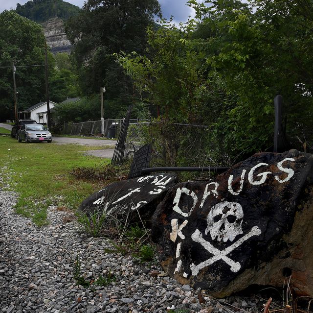 stollings, wv  sep 01 an ominous sign painted on some rocks in logan county, west virginia speaks to the issue that drugs are a big problem in rural west virginia the mingo county town of gilbert, west virginia has an opiate problem that belies its small size there's only about 450 residents but the overdose issue has impacted the community hard the town has more pharmacies than other towns of similar size photo by michael s williamsonthe washington post via getty images