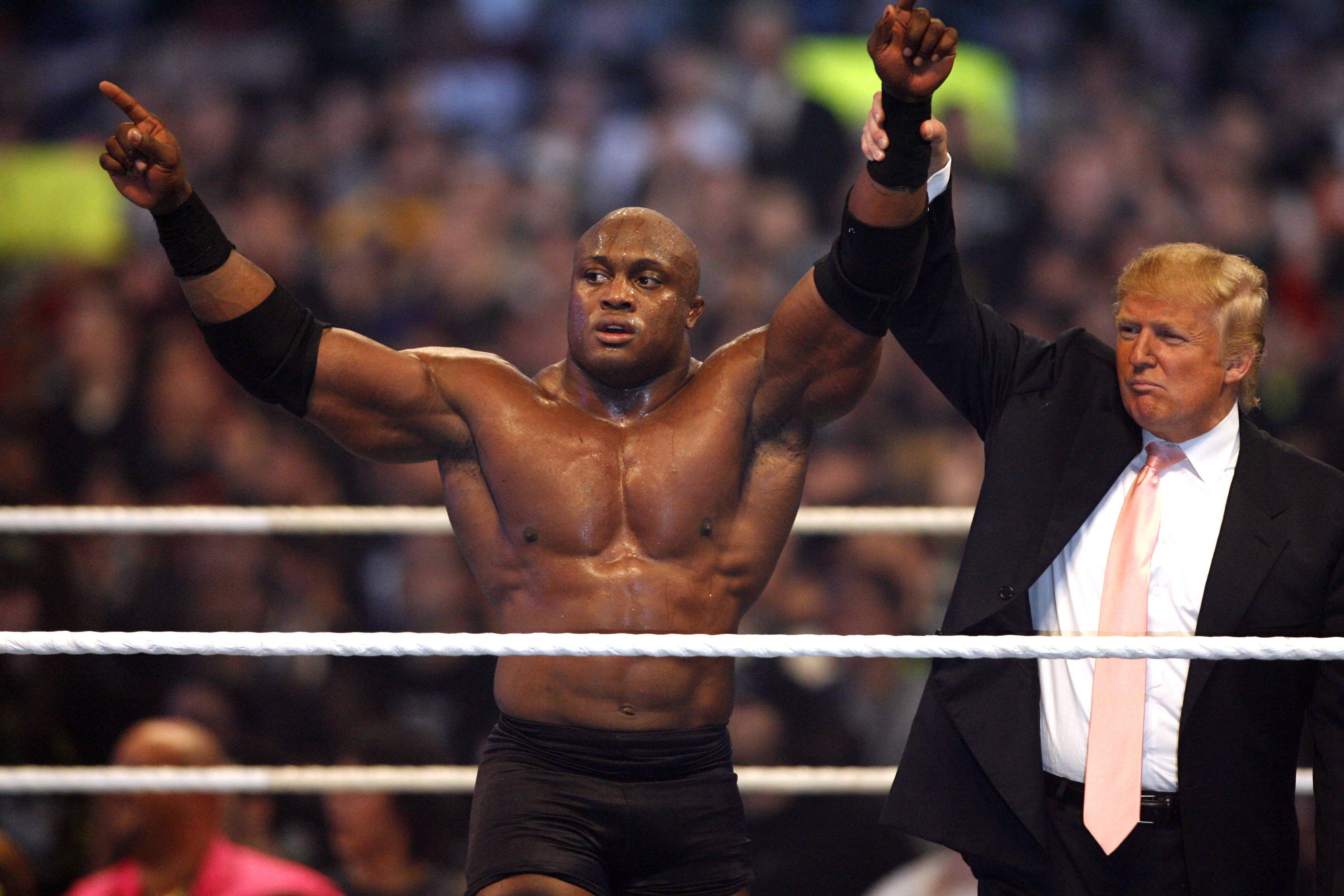 WWEs Bobby Lashley reflects on WrestleMania with Donald Trump pic