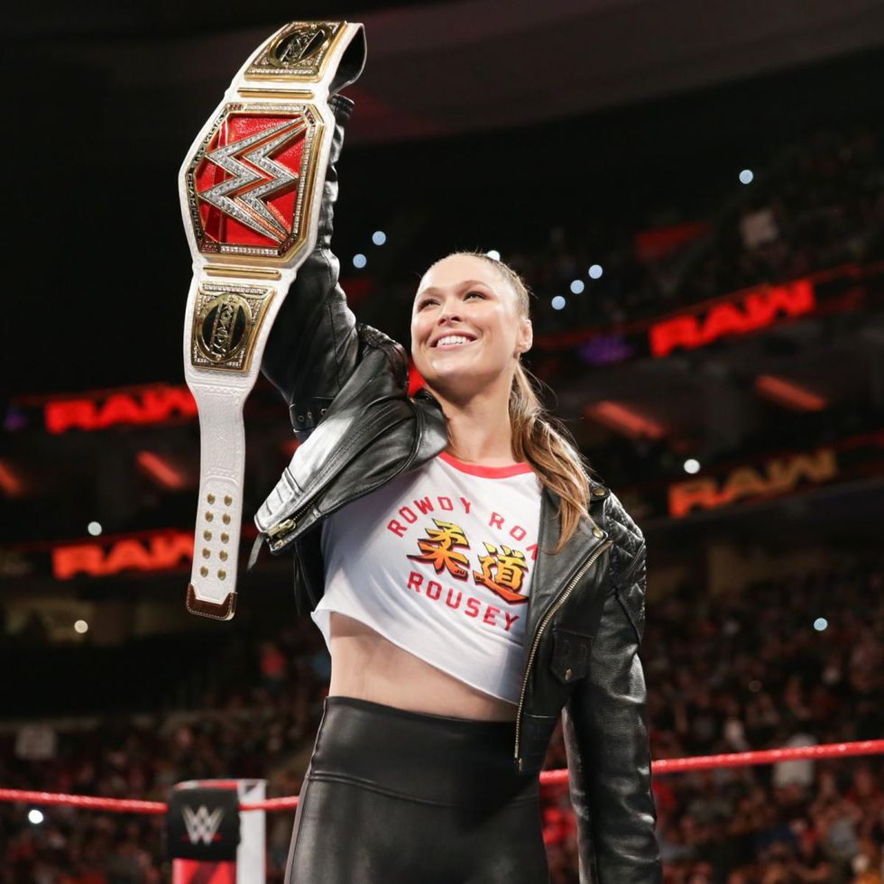 980px x 980px - WWE and UFC star Ronda Rousey welcomes daughter and shares name