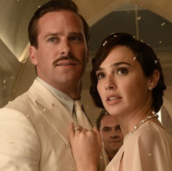 armie hammer, death on the nile, gal gadot, 尼羅河謀殺案, 東方快車謀殺案, 神力女超人, 艾米漢默, 蓋兒加朵