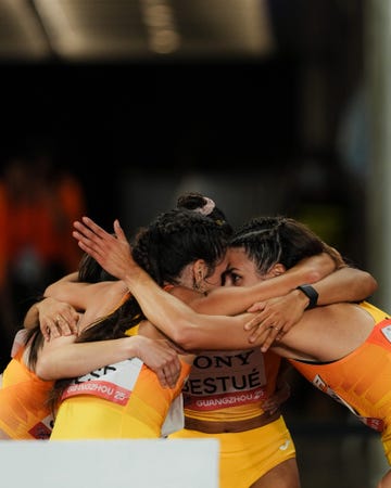 jael bestue paula sevilla maribel perez esperança cladera españa relevo 4x100m femenino