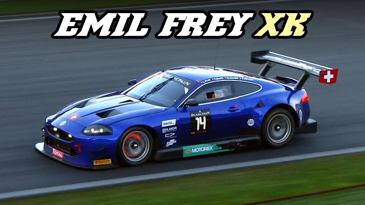 Jaguar XKR Emil Frey Race Car V 8 Engine Exhaust Sound Video