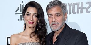 london, england   may 15 amal clooney and george clooney attend the catch 22 uk premiere at the vue westfield on may 15, 2019 in london, united kingdom photo by karwai tangwireimage