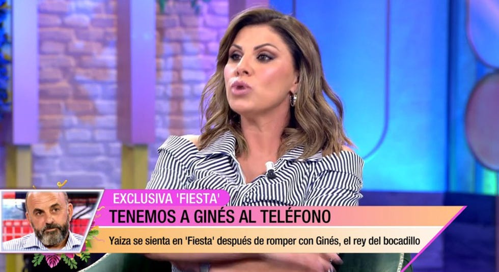 la ex de gines correguela en el plato de telecinco