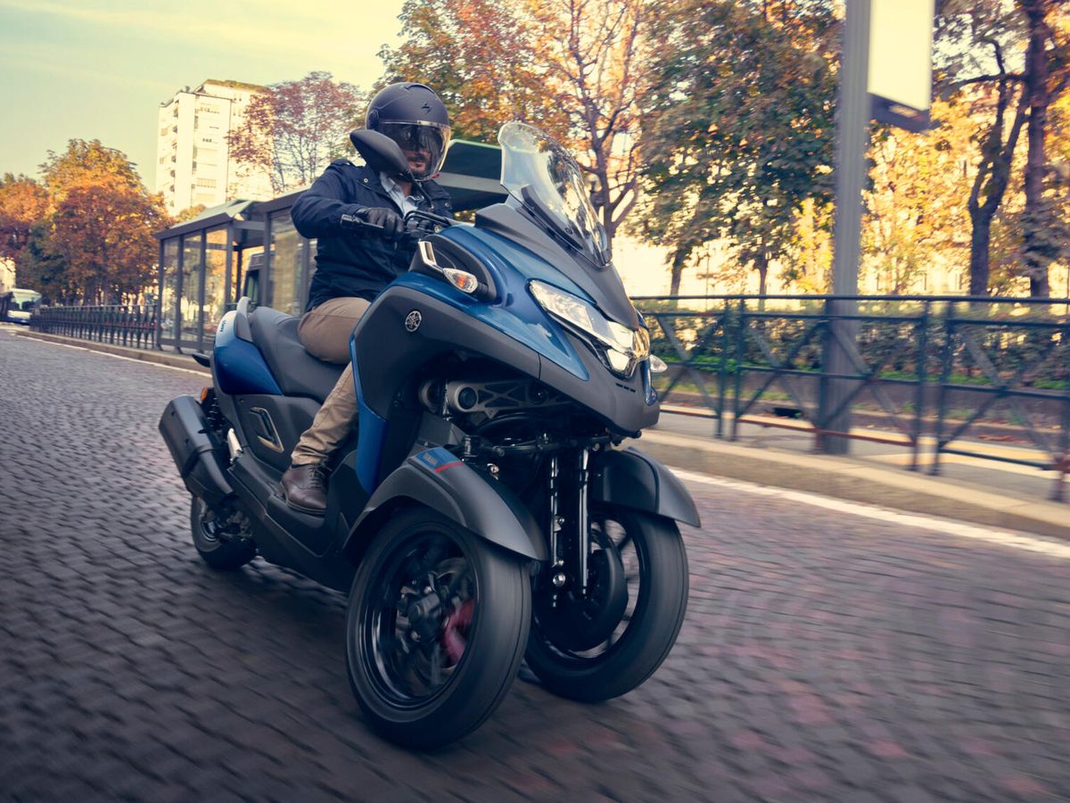 La moto de Yamaha de tres ruedas más segura y elegante