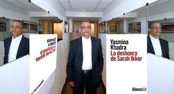 Portada de la novela La deshonra de Shara Ikker, de Yasmina Khadra (Mohammed Moulessehoul).
