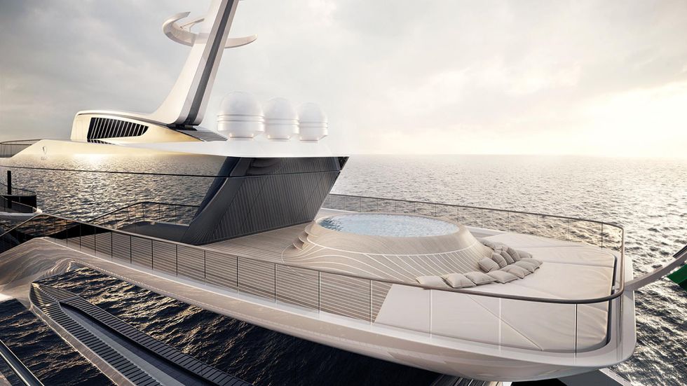 Luxury yacht, Water transportation, Yacht, Boat, Vehicle, Naval architecture, Architecture, Watercraft, Boating, 