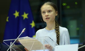 swedish climate activist greta thunberg in brussels