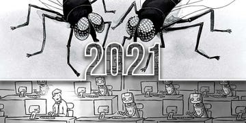 year in review, cartoons