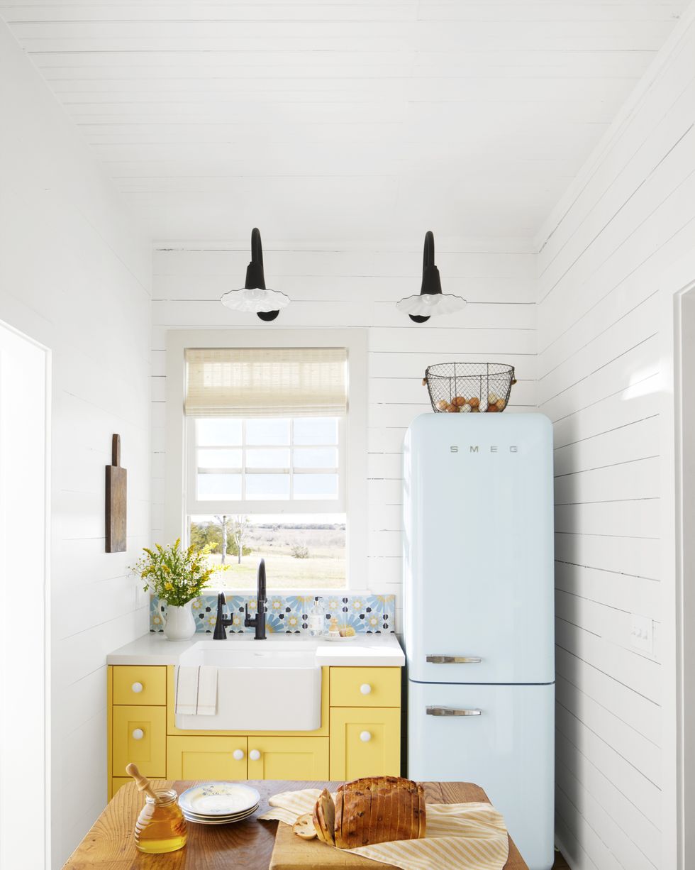 becca and david mcdowell’s farmhouse in muldoon, texas kitchen
