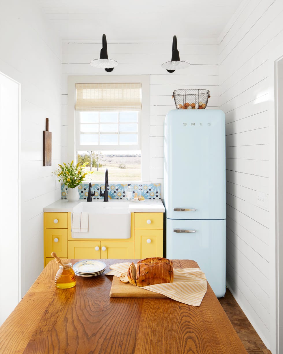 becca and david mcdowell’s farmhouse in muldoon, texas kitchen