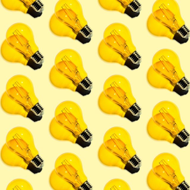 Yellow light bulbs