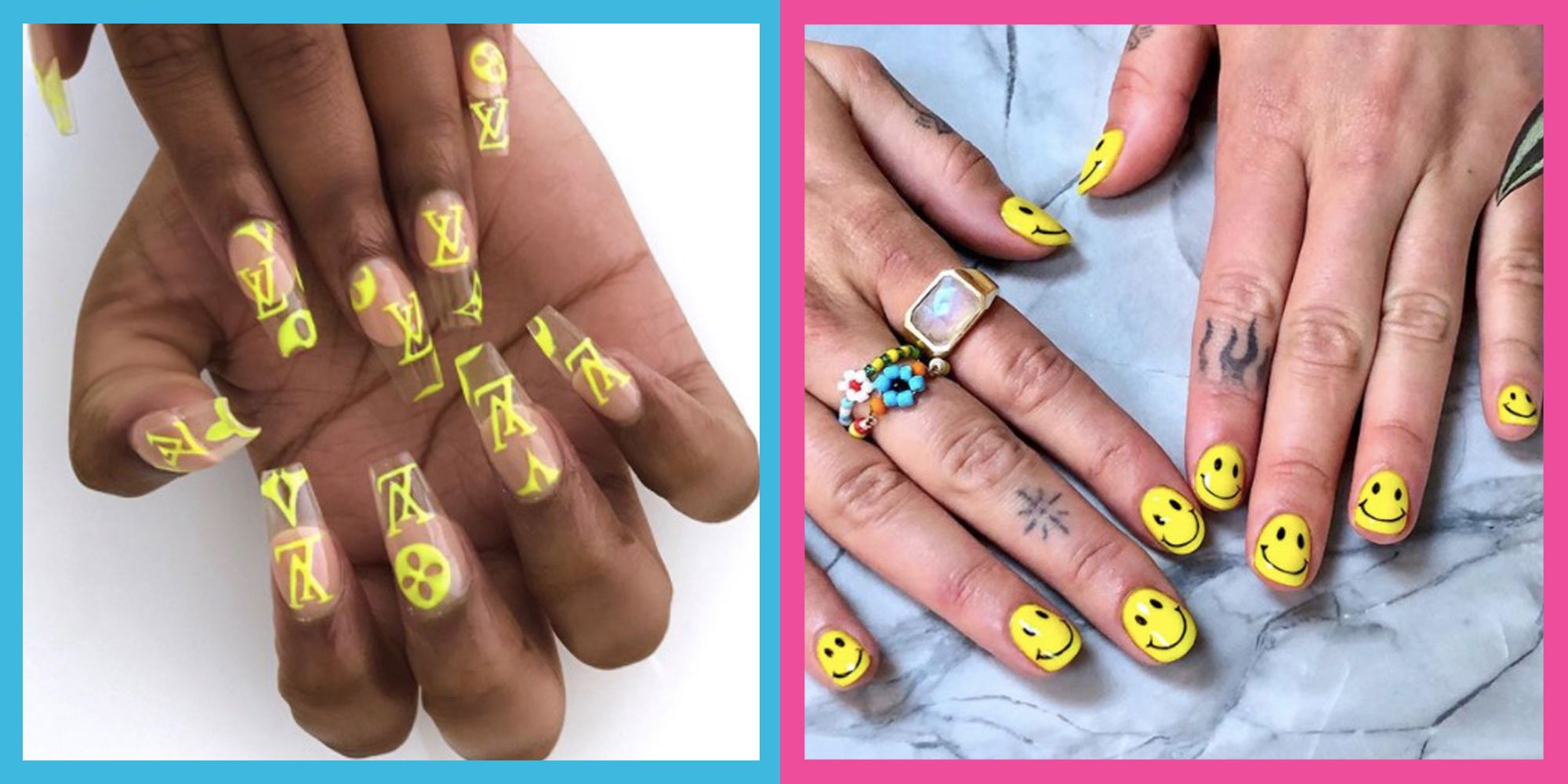 50+ Beautiful Yellow Style Nail Art For Manicure Ideas｜Wpicc Blog | Yellow  nails, Subtle nails, Luxury nails
