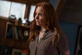 lauren ambrose as van in yellowjackets, "two truths and a lie" photo credit kailey schwermanshowtime
