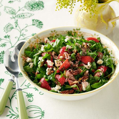 yellowstone inspired recipes strawberry arugula salad