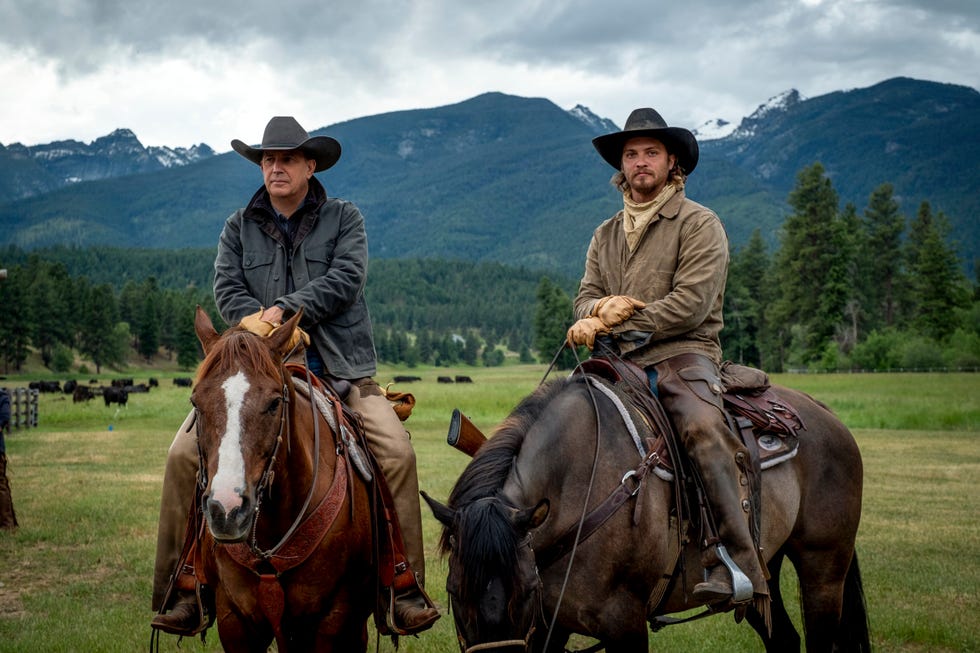 paramount network 'yellowstone' kevin costner luke grimes john dutton