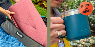 yeti lowlands blanket, yeti rambler mug, prime day deal