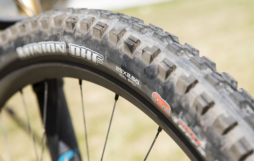 Big bikes get big tires: all complete 5.5c models come with a 2.5\