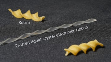 ribbon robot resembles pasta