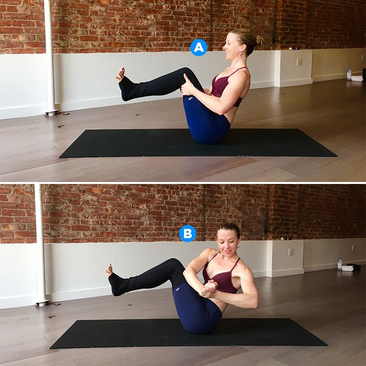 3 Yoga Poses For Your Abs, Arms, And Legs | SELF