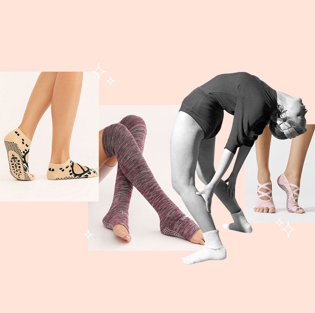 1 Pair Five Toes Cotton Yoga Socks Women Ballet Pilates Socks