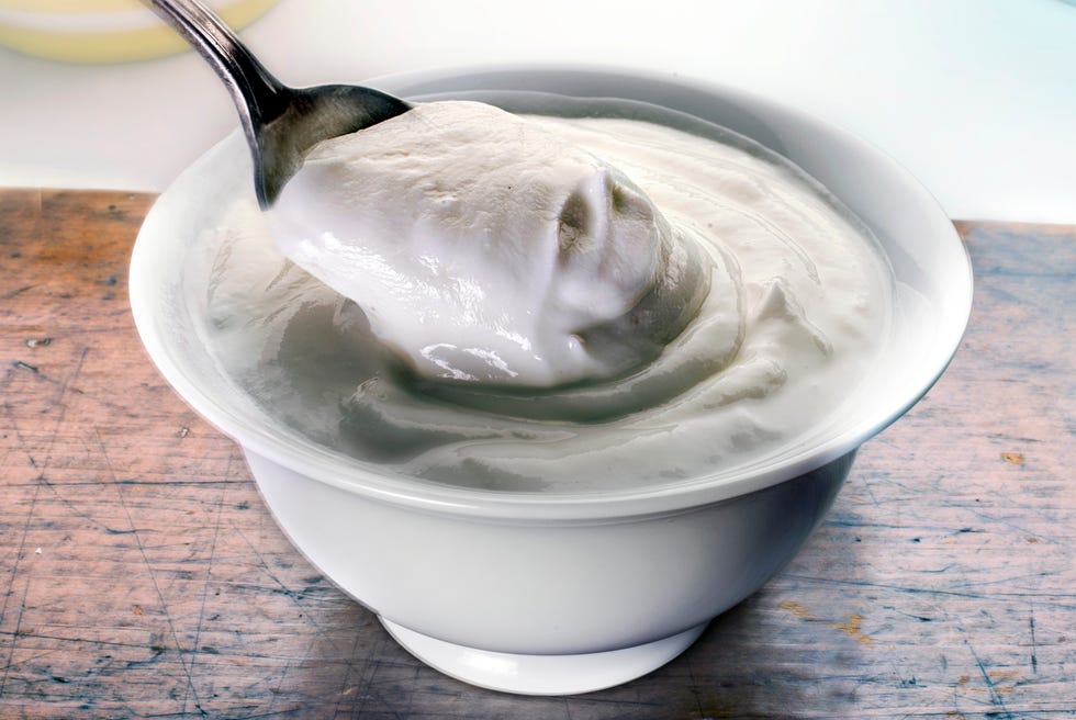 yogurt in dish